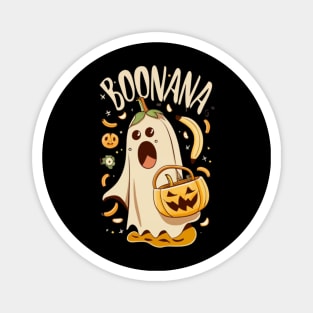 Boonana Cute Ghost Banana Halloween Costume Men Women Kids Magnet